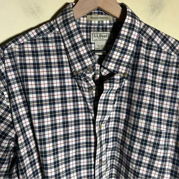 L.L. BEAN Men's Plaid Work wear shirt Xl - Picture 3 of 4